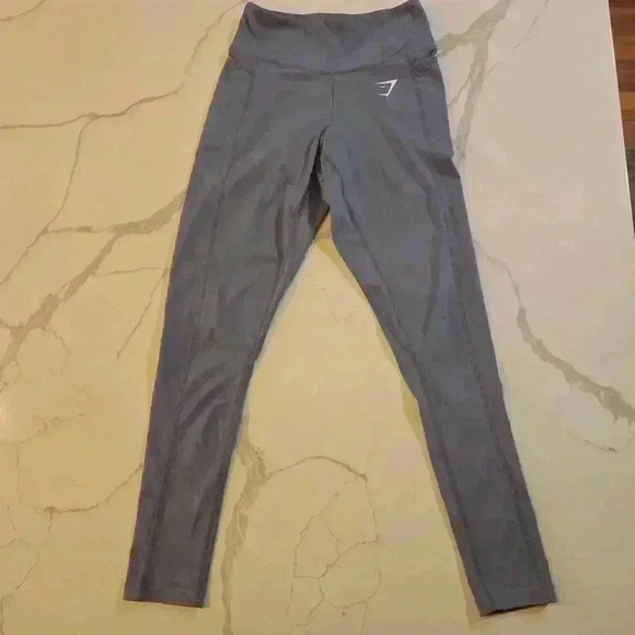 Gymshark High Rise Dreamy Leggings 2.0 Steele Blue Size XS - Picture 2 of 10